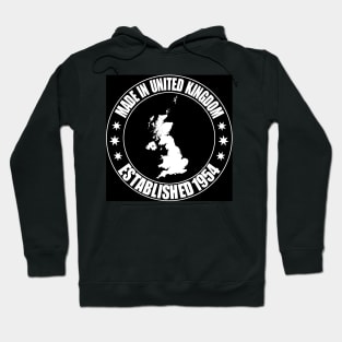 Made in the UK Established 1954 (Black) Hoodie